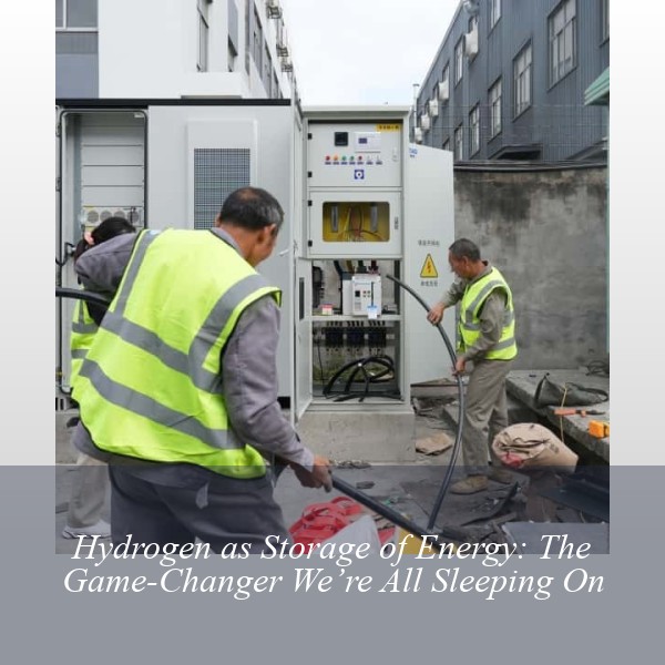Hydrogen as Storage of Energy: The Game-Changer We’re All Sleeping On
